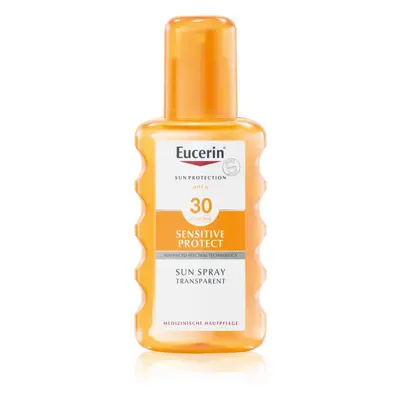 Eucerin Sun Dry Touch Oil Control átlátszó napozó spray SPF 30 200 ml