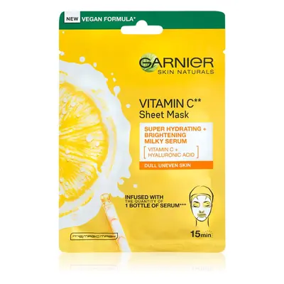 Garnier Skin Naturals Vitamin C hidratáló és élénkítő arcmaszk C vitamin 28 g