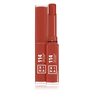 3INA The Color Lip Glow hidratáló rúzs fénnyel árnyalat 114 - Rich, teracotta brown 1,6 g