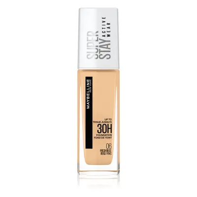 Maybelline SuperStay Active Wear tartós alapozó a teljes fedésre árnyalat 06 Fresh Beige 30 ml