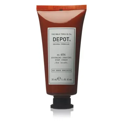 Depot No. 404 Soothing Shaving Soap Cream nyugtató krém borotválkozáshoz for brush 30 ml