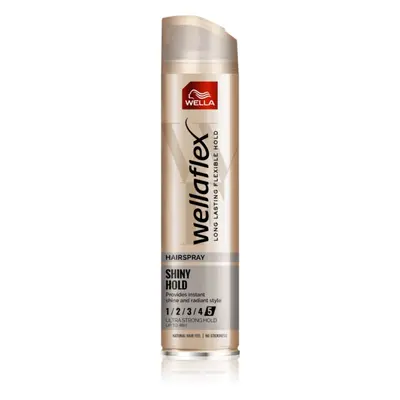 Wella Wellaflex Shiny Hold Hajlakk az extra erős tartásért a magas fényért 250 ml