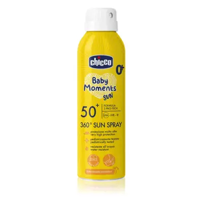 Chicco Baby Moments Sun védő spray gyermekeknek 0 m+ 150 ml