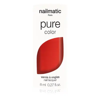 Nailmatic Pure Color körömlakk ELLA- Rouge Corail / Coral Red 8 ml