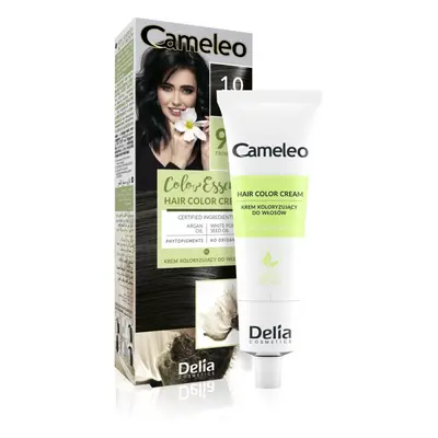 Delia Cosmetics Cameleo Color Essence hajfesték tubusban árnyalat 1.0 Black 75 g