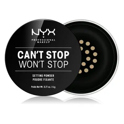 NYX Professional Makeup Can't Stop Won't Stop porpúder árnyalat 02 Light-medium 6 g