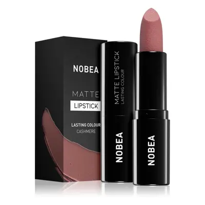 NOBEA Day-to-Day Matte Lipstick mattító rúzs árnyalat Cashmere #M19 3 g