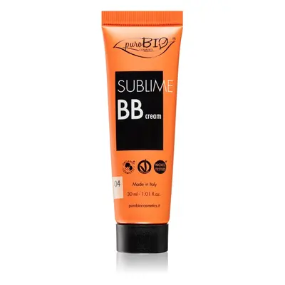 puroBIO Cosmetics Sublime BB Cream hidratáló BB krém árnyalat 04 30 ml