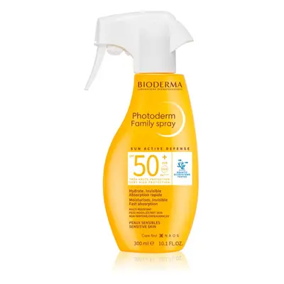 Bioderma Photoderm Sun active defense frissítő napozó spray arcra SPF 50+ 300 ml