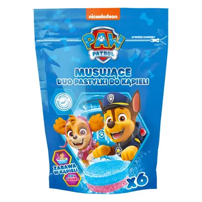 Nickelodeon Paw Patrol Bath Pills színes fürdőpezsgőtabletták 6x20 g