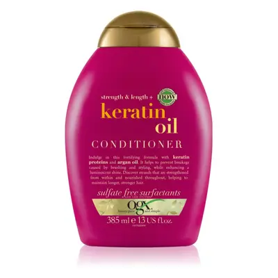 OGX Keratin Oil erősítő kondicionáló keratinnal és argán olajjal 385 ml