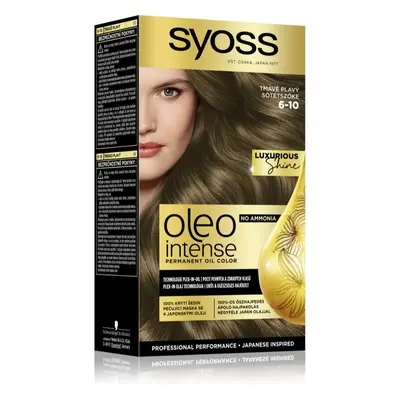 Syoss Oleo Intense tartós hajfesték olajjal árnyalat 6-10 Dark Blond 1 db