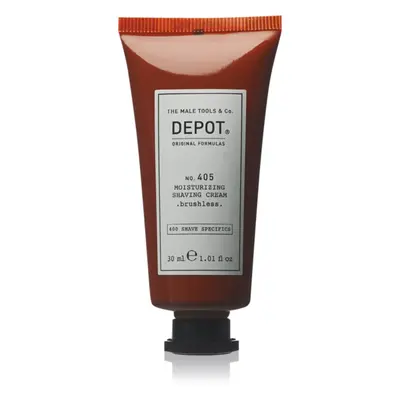 Depot No. 405 Moisturizing Shaving Cream hidratáló borotválkozó krém brushless 30 ml