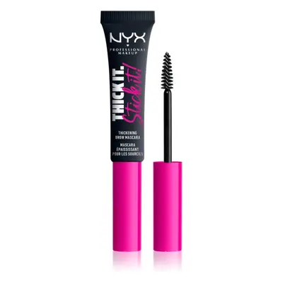 NYX Professional Makeup Thick it Stick It Brow Mascara szemöldök és szempillaspirál árnyalat 08 