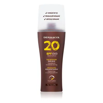 Dermacol Sun Tan Booster napozást elősegítő védő tej SPF 20 200 ml