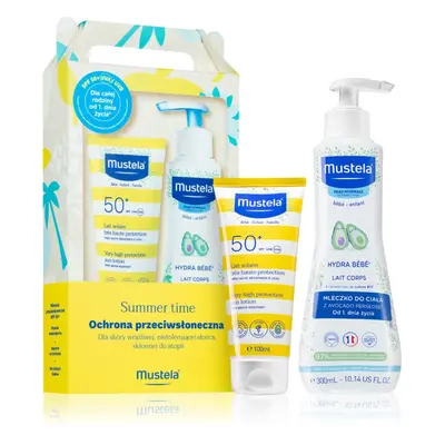 Mustela Bébé Summer Time Set ajándékszett(gyermekeknek születéstől kezdődően)