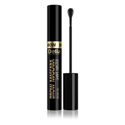 Delia Cosmetics Brow Mascara Shape Master szemöldök és szempillaspirál árnyalat 03 Black 11 ml