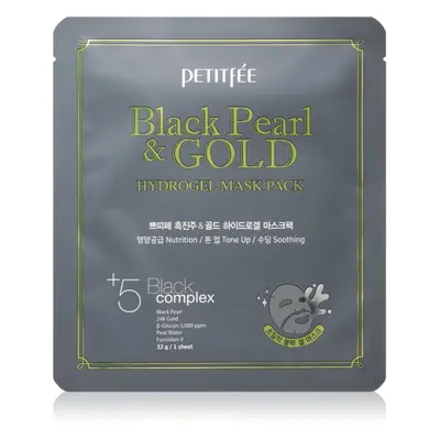 Petitfée Black Pearl & Gold intenzív hidrogélmaszk 24 karátos arannyal 32 g