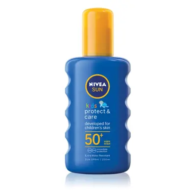 Nivea Sun Kids színezett napozó spray gyermekeknek SPF 50+ 200 ml