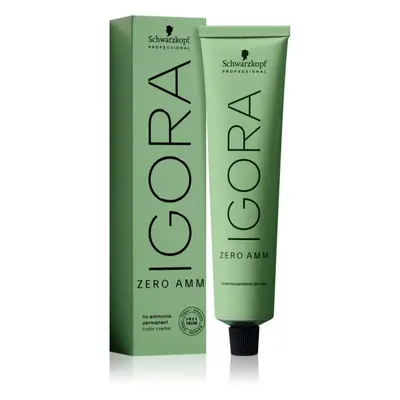 Schwarzkopf Professional IGORA ZERO AMM tartós hajfesték ammónia nélkül árnyalat 60 ml