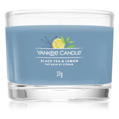 Yankee Candle Black Tea & Lemon viaszos gyertya glass 37 g