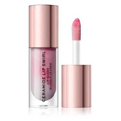 Makeup Revolution Ceramide Swirl hidratáló ajakfény árnyalat Pure Gloss Clear 4,5 ml