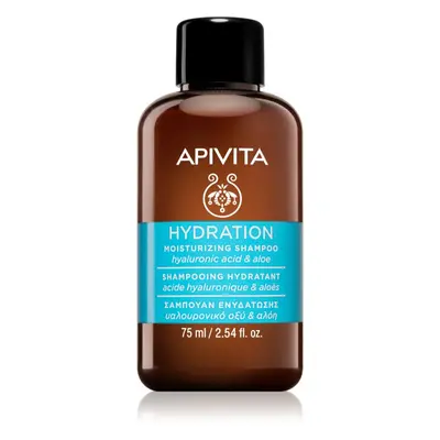 Apivita Hydratation Moisturizing Shampoo hidratáló sampon minden hajtípusra 75 ml