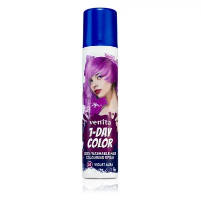 Venita 1-Day Color színező spray hajra árnyalat No. 10 - Violet Aura 50 ml