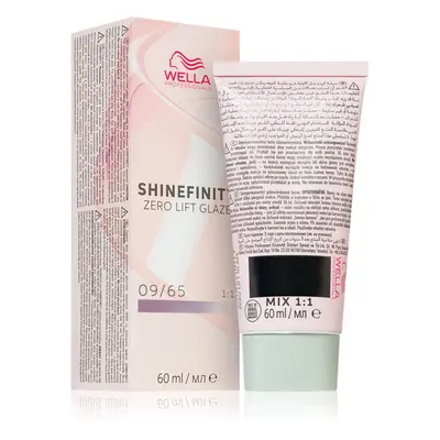 Wella Professionals Shinefinity Zero Lift Glaze tartós hajszínező árnyalat 09/65 - Pink Shimmer 