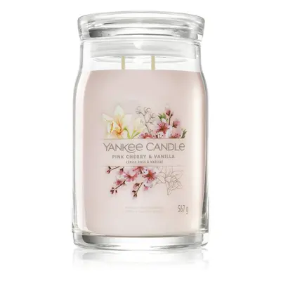 Yankee Candle Pink Cherry & Vanilla illatgyertya Signature 567 g