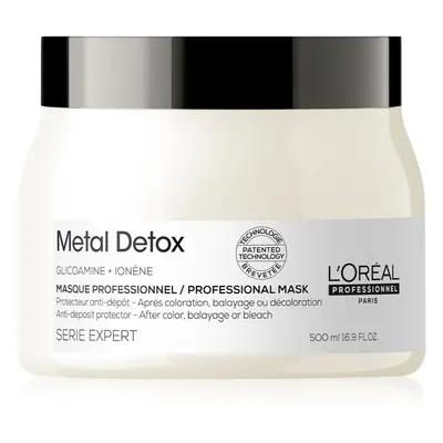 L’Oréal Professionnel Serie Expert Metal Detox mélyen tápláló maszk a festett és károsult hajra 