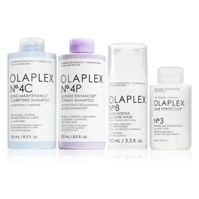 Olaplex The Ultimate Enhancing, Detoxing & Hydrating Kit for Blondes erősítő ápolás (szőke hajra