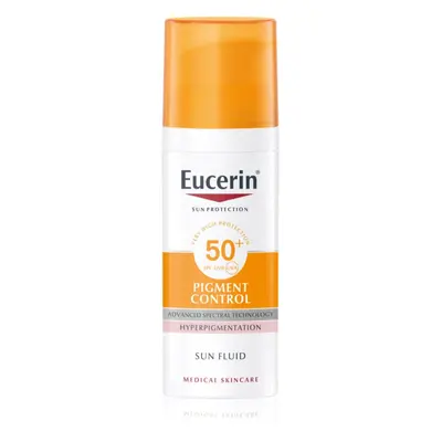 Eucerin Sun Pigment Control Védőemulzió a bőr hiperpigmentációja ellen SPF 50+ 50 ml