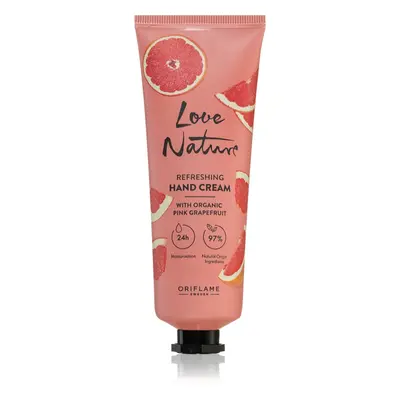 Oriflame Love Nature Organic Pink Grapefruit hidratáló kézkrém 75 ml