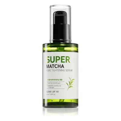 Some By Mi Super Matcha Pore Tightening nyugtató szérum a fénylő arcbőr és a kitágult pórusok el