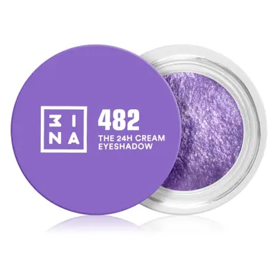 3INA The 24H Cream Eyeshadow krémes szemhéjfestékek árnyalat 482 - Purple 3 ml