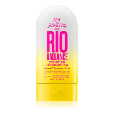 Sol de Janeiro Rio Radiance élénkítő és hidratáló tej a bőr védelmére SPF 50 200 ml