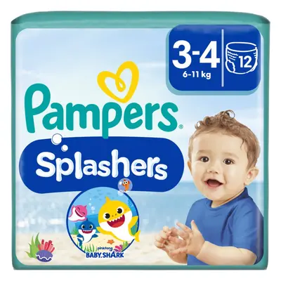 Pampers Splashers 3-4 eldobható úszópelenkák 6-11 kg 12 db