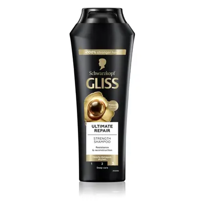 Schwarzkopf Gliss Ultimate Repair erősítő sampon száraz és sérült hajra 250 ml