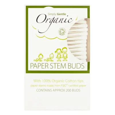 Simply Gentle Organic Paper Stem Buds fültisztítók 200 db