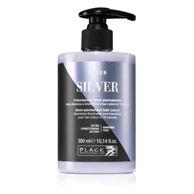 Black Professional Line Toner festék a természetes árnyalatokért Silver 300 ml