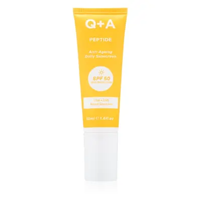 Q+A Peptide védőkrém az egész arcra SPF 50 50 ml