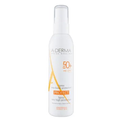 A-Derma Protect bőrvédő tej spray formában SPF 50+ 200 ml