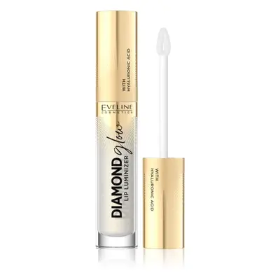 Eveline Cosmetics Diamond Glow csillogó ajakfény hialuronsavval árnyalat 07 Golden Dust 4,5 ml