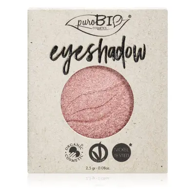 puroBIO Cosmetics Compact Eyeshadows szemhéjfesték utántöltő árnyalat 25 Pink 2,5 g