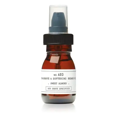 Depot No. 403 Pre-Shave&Softening Beard Oil borotválkozás előtti olaj Sweet Almond 30 ml