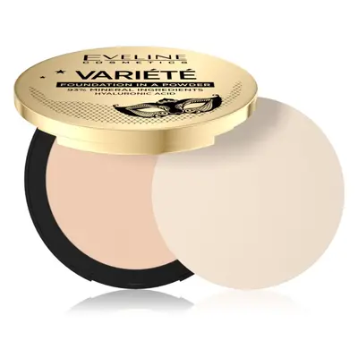 Eveline Cosmetics Variété ásványi kompakt púder applikátorral árnyalat 01 Light 8 g