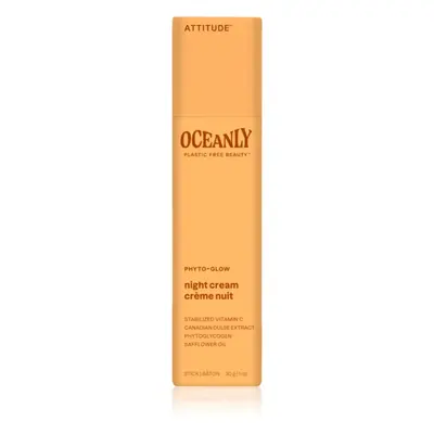 Attitude Oceanly Night Cream élénkítő éjszakai krém C vitamin 30 g