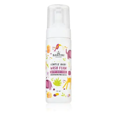 SANTINI Cosmetic Gentle Baby tisztító hab aloe verával gyermekeknek 150 ml