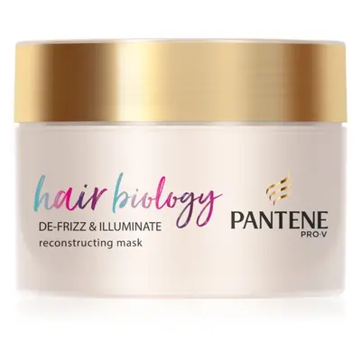 Pantene Hair Biology De-Frizz & Illuminate haj maszk száraz és festett hajra 160 ml